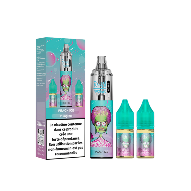 Kit Tornado RandM 20000 Peach Ice