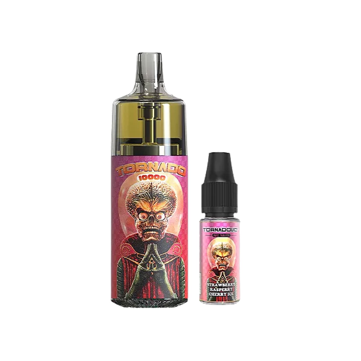 Kit Tornado 10000 Strawberry Raspberry Cherry Ice
