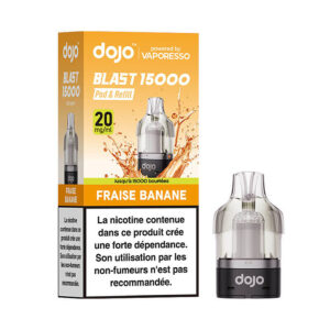 Dojo Blast 15K Strawberry Banana Refilled Pod von Vaporesso
