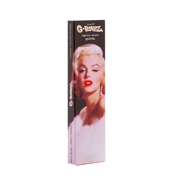 G-Rollz Fabulous Face Pink – 50 King Size Slim Papers
